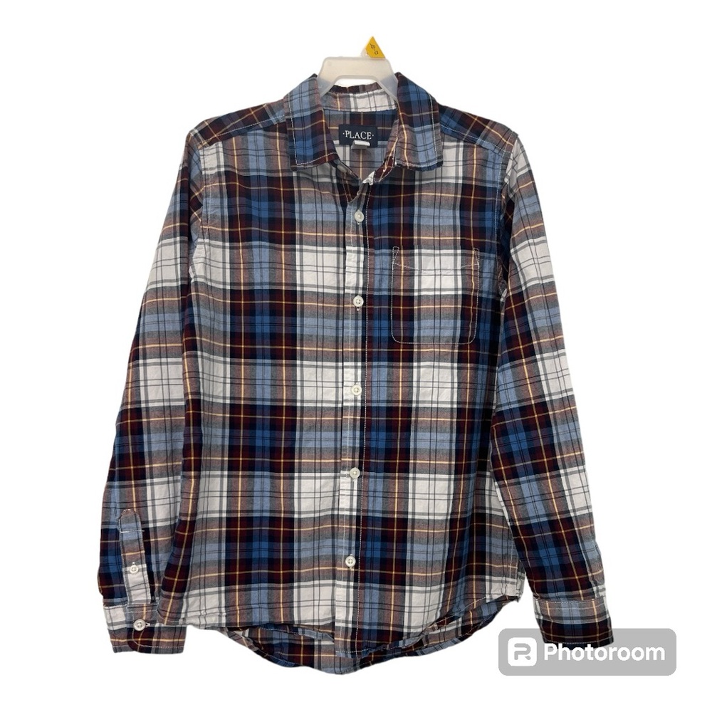 Long Sleeve Button Down Shirt for boys size L 10-12